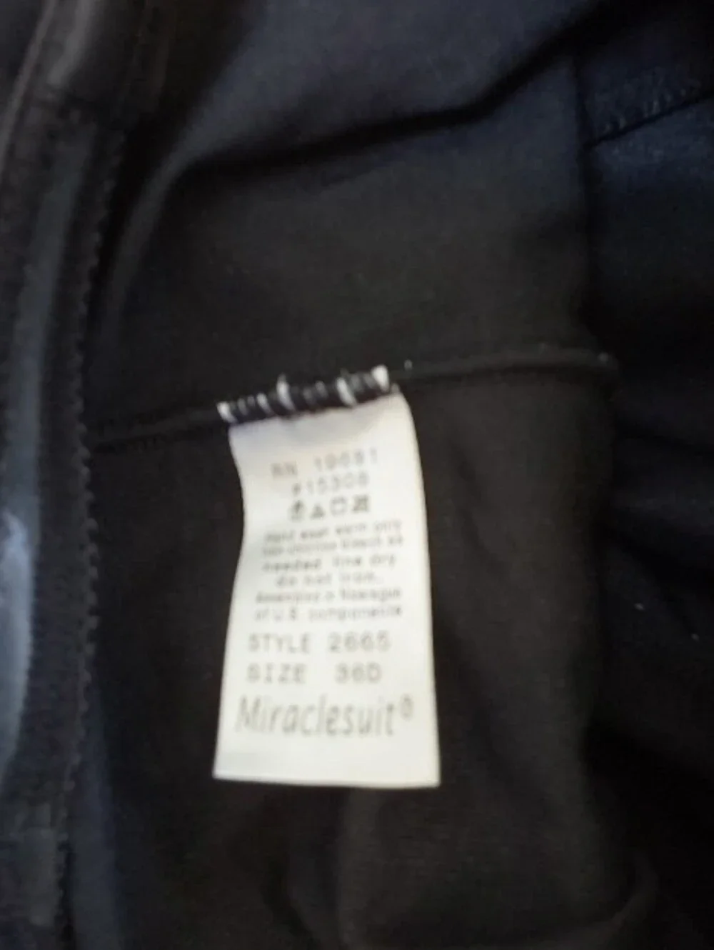 Miraclesuit Black Full-Body Shaping Bodysuit